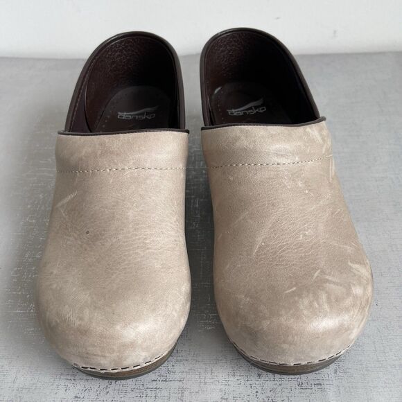 Dansko Professional Leather Mule Clogs Shoes Bone Women's 42- US 11.5 / 12 - Picture 1 of 16